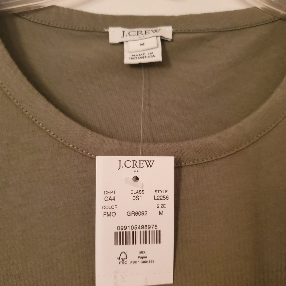 J. Crew Factory Medium T-Shirt Dress - Picture 2 of 3